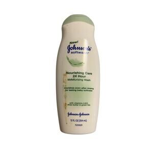 New Johnson’s Softwash Nourishing Care 24 Hour Moisturizing WASH 12 oz Disc